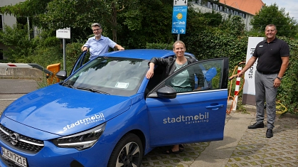 Carsharing am Rathaus © Stadt Seelze