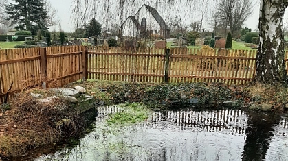 Wasserbecken Friedhof Velber © Stadt Seelze