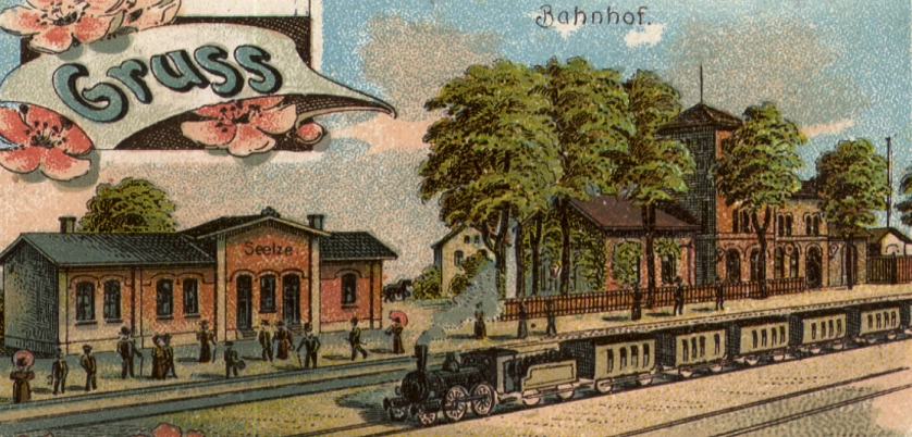 Seelzes Bahnhof um 1899